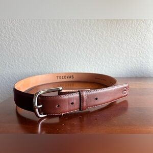 Tecovas Calfskin Belt in Bourbon Size 32